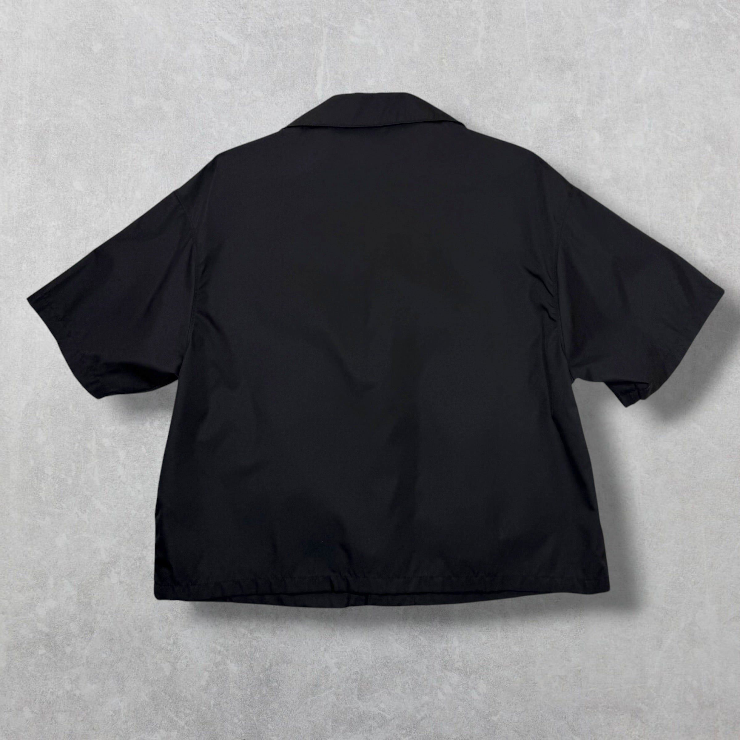 Prada Prada Re-Nylon Short-Sleeved Black Shirt M Size US M / EU 48-50 / 2 - 2 Thumbnail