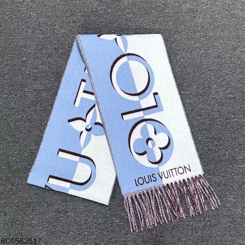 Louis Vuitton Louis Vuitton Reversible Logo Scarf -2505 Size ONE SIZE - 4 Thumbnail