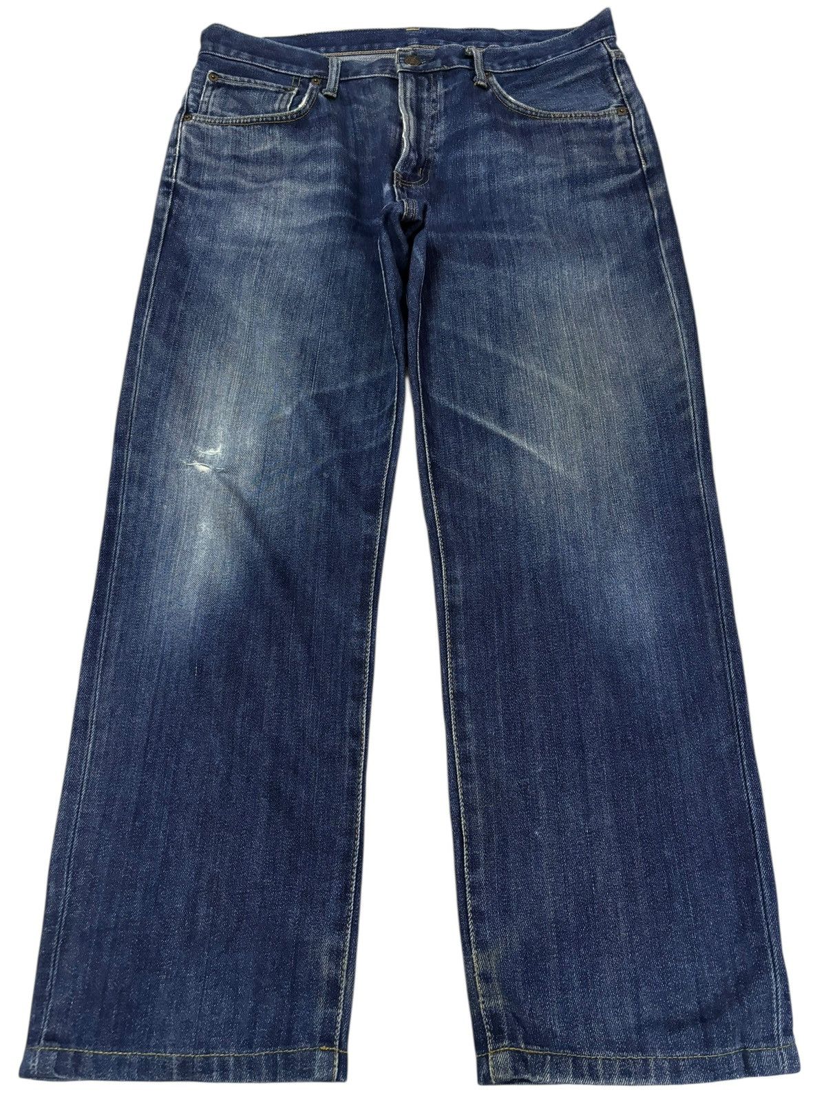 Edwin Vtg Edwin Japan 503 Distressed Jeans Size US 34 / EU 50 - 1 Thumbnail