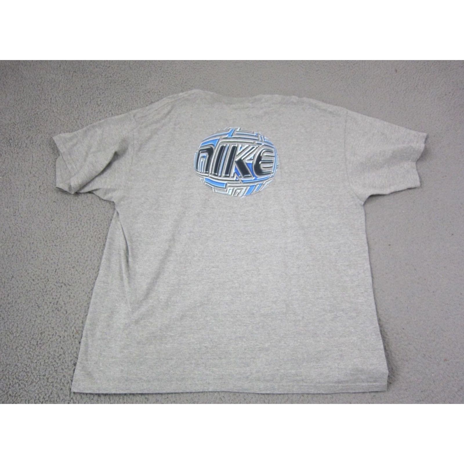 Nike VINTAGE Nike Shirt Mens XL Gray Athletic Running Training Active Y2K 90s USA Sports Nike Shirt XL Mens Gray Size US XL / EU 56 / 4 - 6 Thumbnail