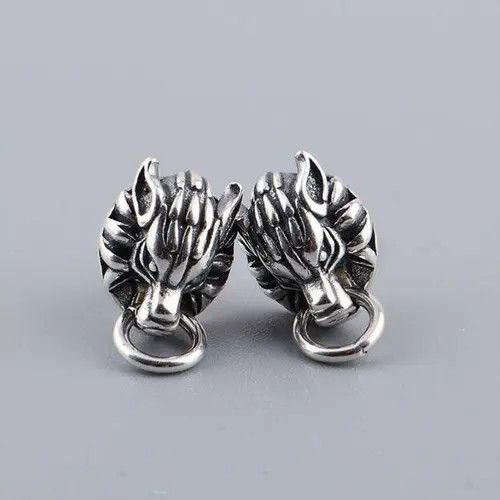 Jewelry Dark Earrings One Pairs Chrome Jewelry Size ONE SIZE - 2 Thumbnail