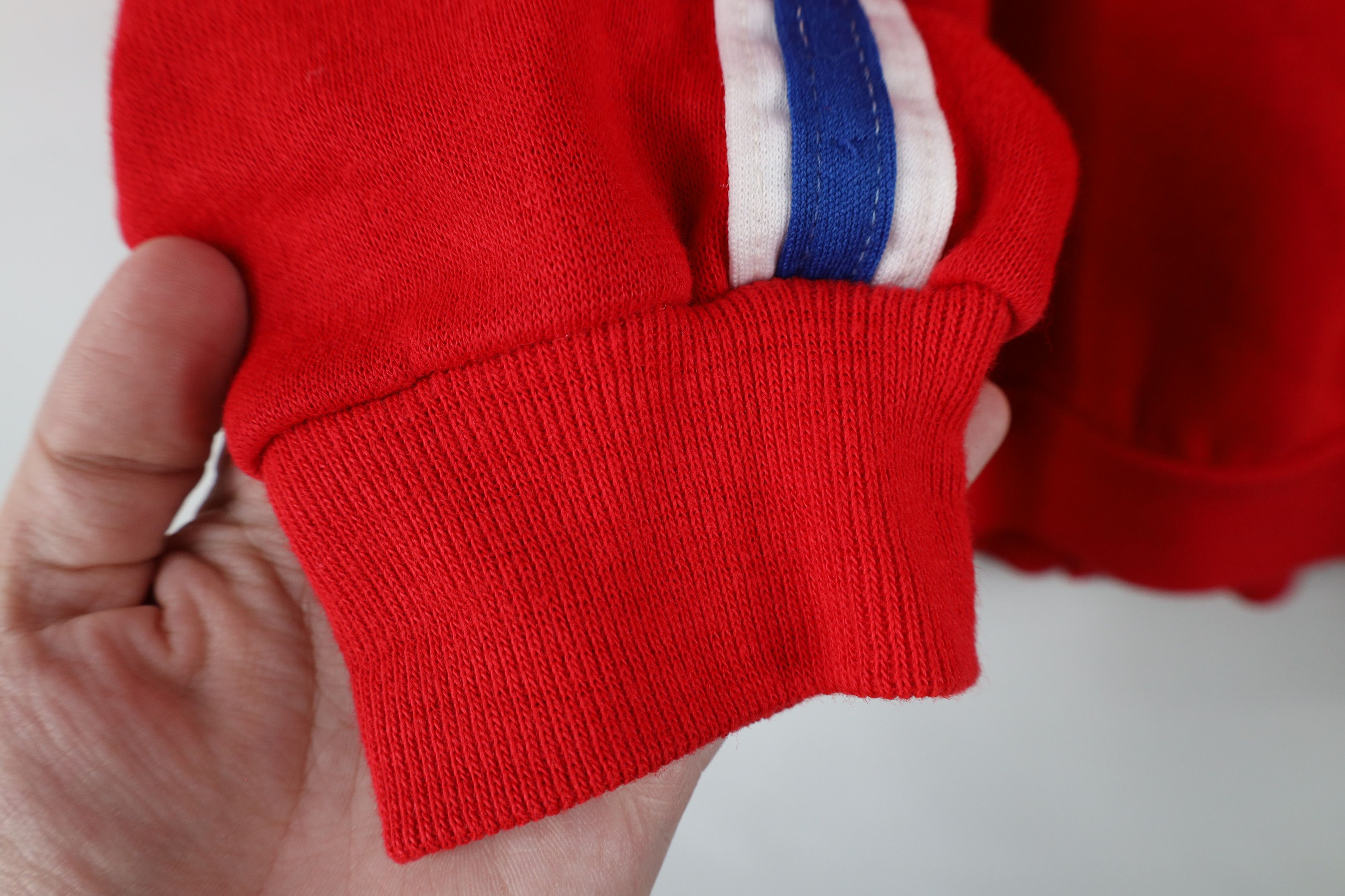 Vintage Vintage 70s Streetwear Striped Full Zip Track Jacket Red Size US L / EU 52-54 / 3 - 10 Thumbnail
