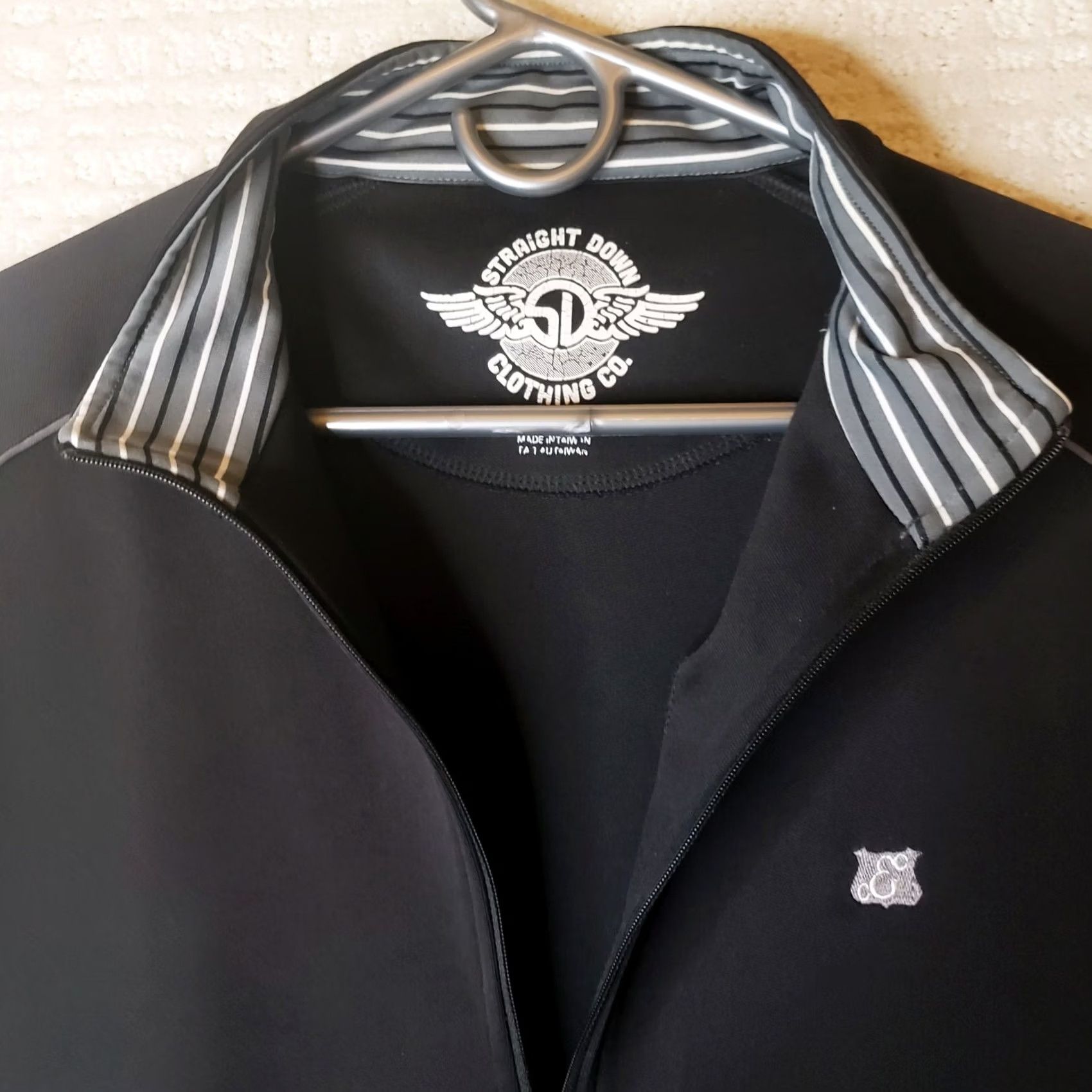 Vintage Straight Down Full-Zip Jacket Mens Size Medium Black 746A 01007909 Size US M / EU 48-50 / 2 - 6 Thumbnail