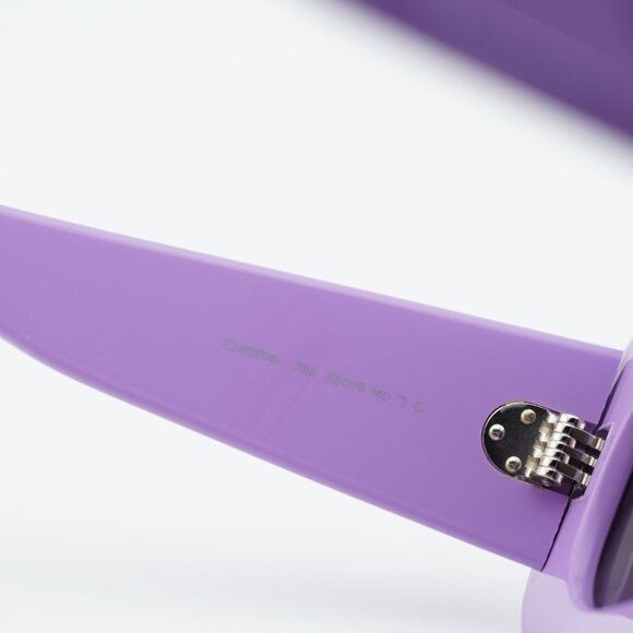 Celine Celine CL40294I 78A Sunglasses Shiny Purple Rectangle Frame Size ONE SIZE - 7 Thumbnail