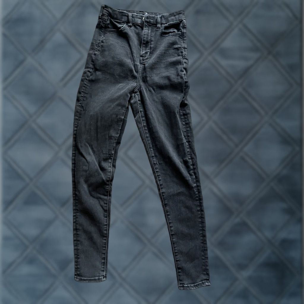 American Eagle Outfitters American Eagle Jeans 4 Jegging Crop Skinny Distressed Highest Rise Curvy Reg Womens Size 28" / US 6 / IT 42 - 1 Thumbnail