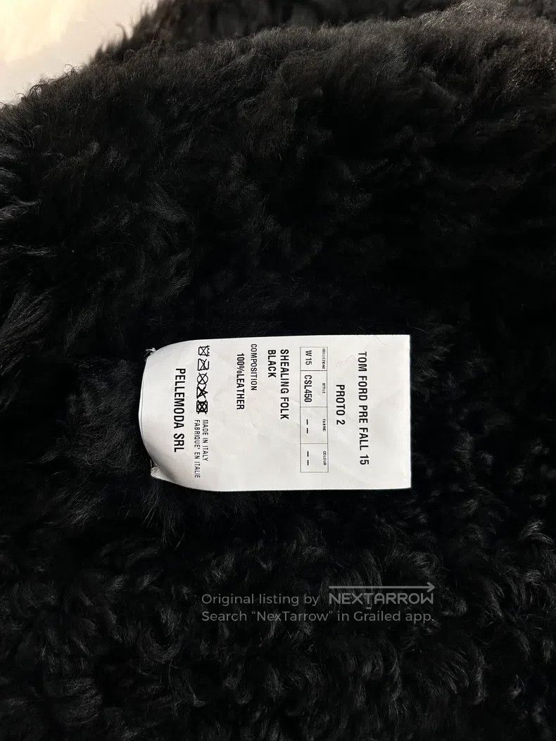 Tom Ford Tom Ford Sheepskin fur and fur leather patchwork coat jack Size US S / EU 44-46 / 1 - 5 Thumbnail