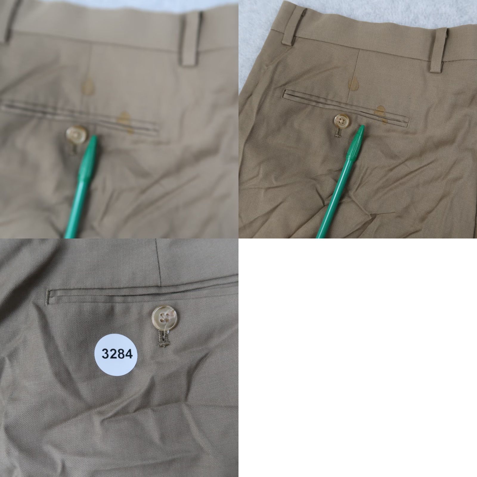 Polo Ralph Lauren Polo Ralph Lauren Dress Pants Mens 34x32 Brown Wool Double Pleated Trouser Dress Pants Mens Brown Wool Size US S / EU 44-46 / 1 - 9 Thumbnail