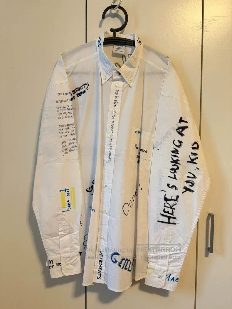 Vetements Vetements Graffiti Shirt Size US M / EU 48-50 / 2 - 1 Thumbnail