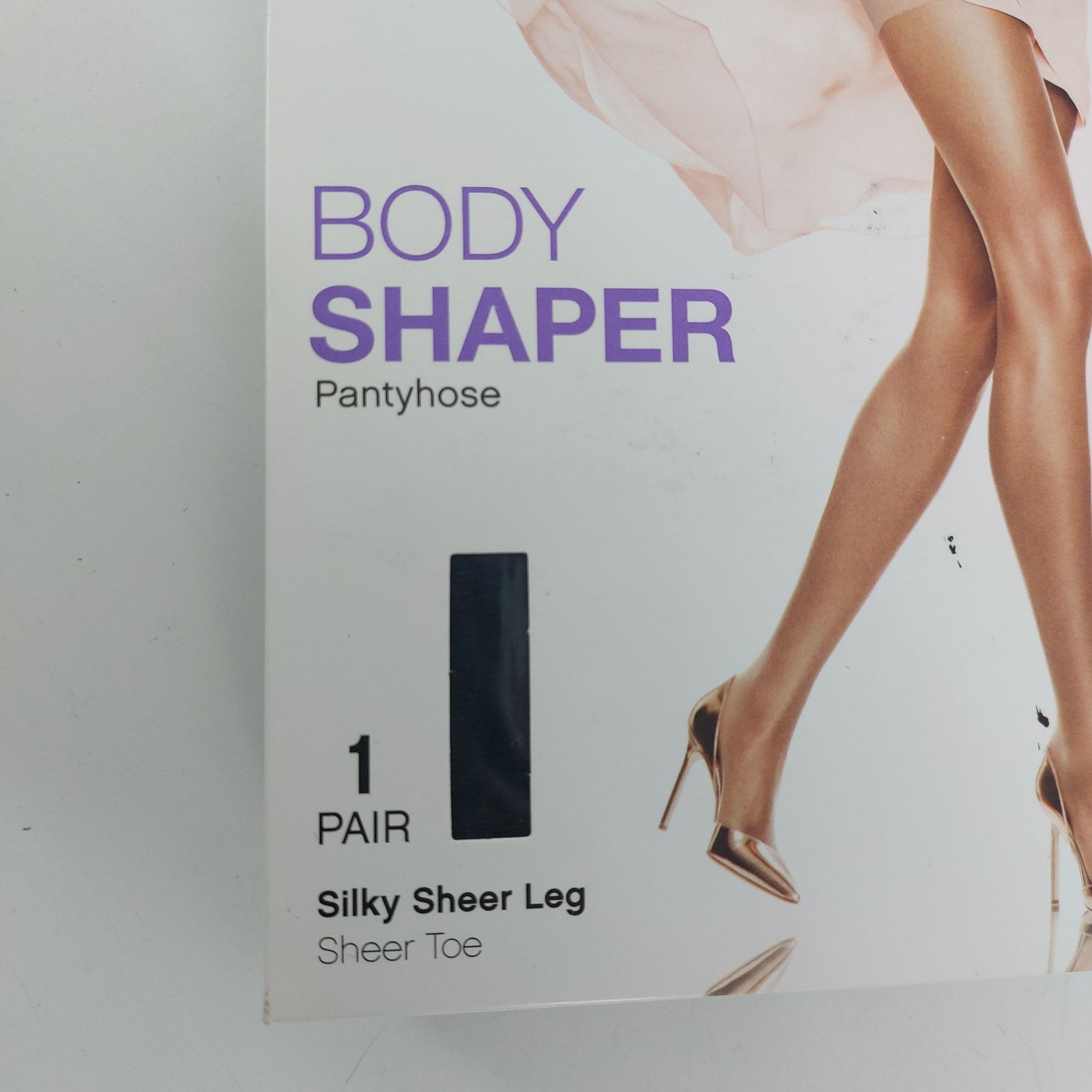 Hanes Hanes Black Q Stylessentials Body Shaper Pantyhose Silky Size ONE SIZE - 7 Thumbnail