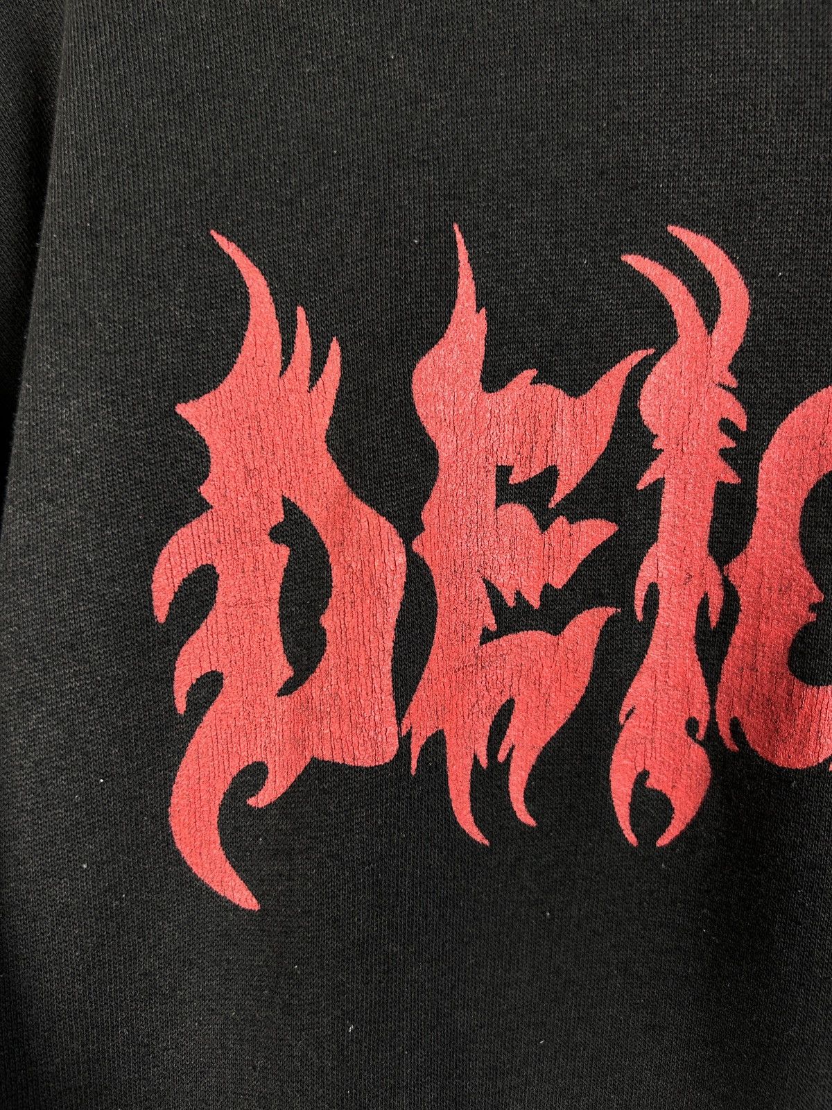 Band Tees 90s Vintage Deicide Legion 1997 Blue Grape Metal Hoodie Size US XL / EU 56 / 4 - 8 Thumbnail