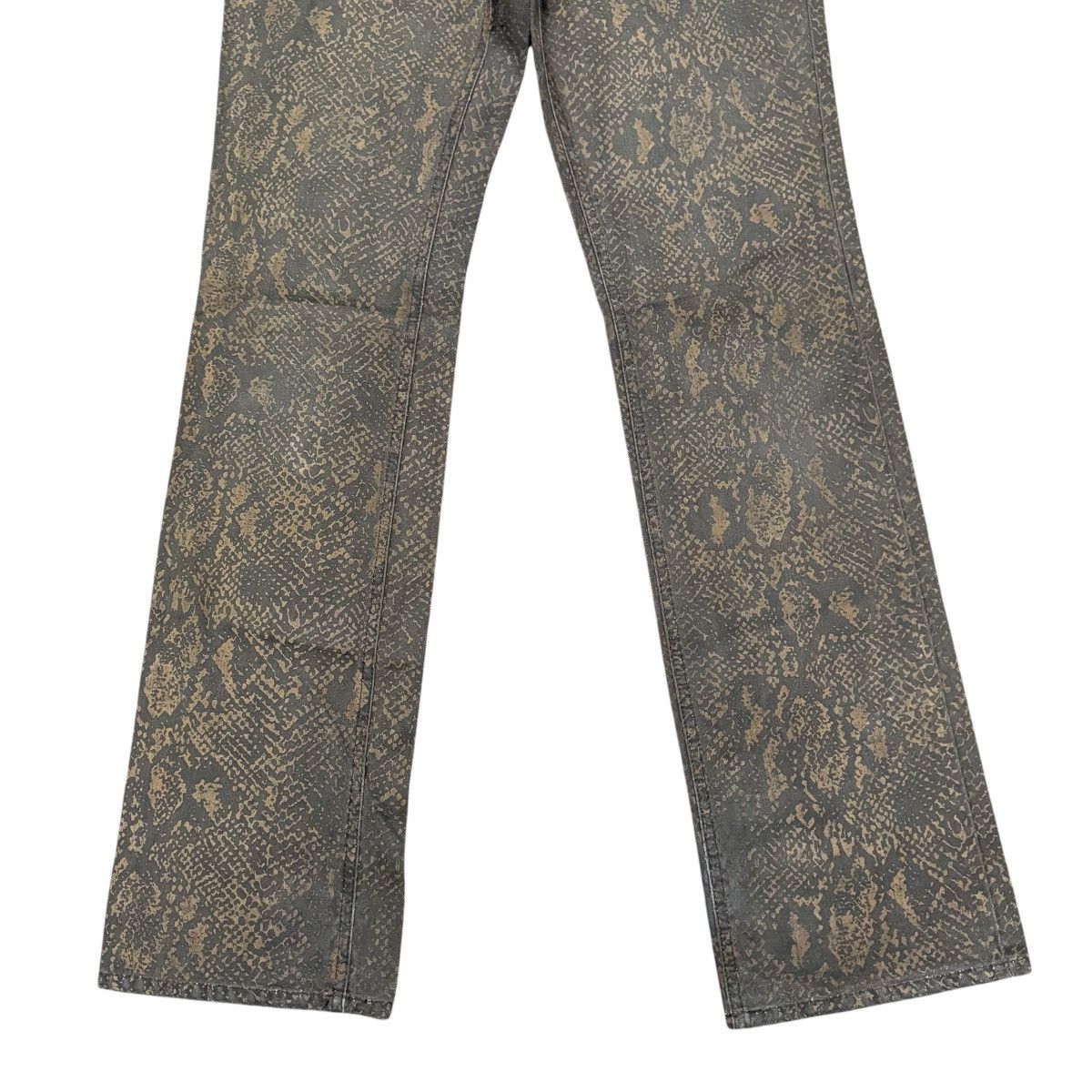 Hysteric Glamour Japanese Brand PAZZO Denim Printed Snake Skin Size US 29 - 4 Thumbnail