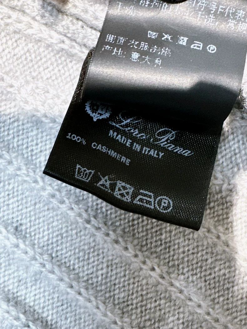 Loro Piana LORO PIANA Gray long-sleeved cashmere sweater Size XS / US 0-2 / IT 36-38 - 5 Thumbnail