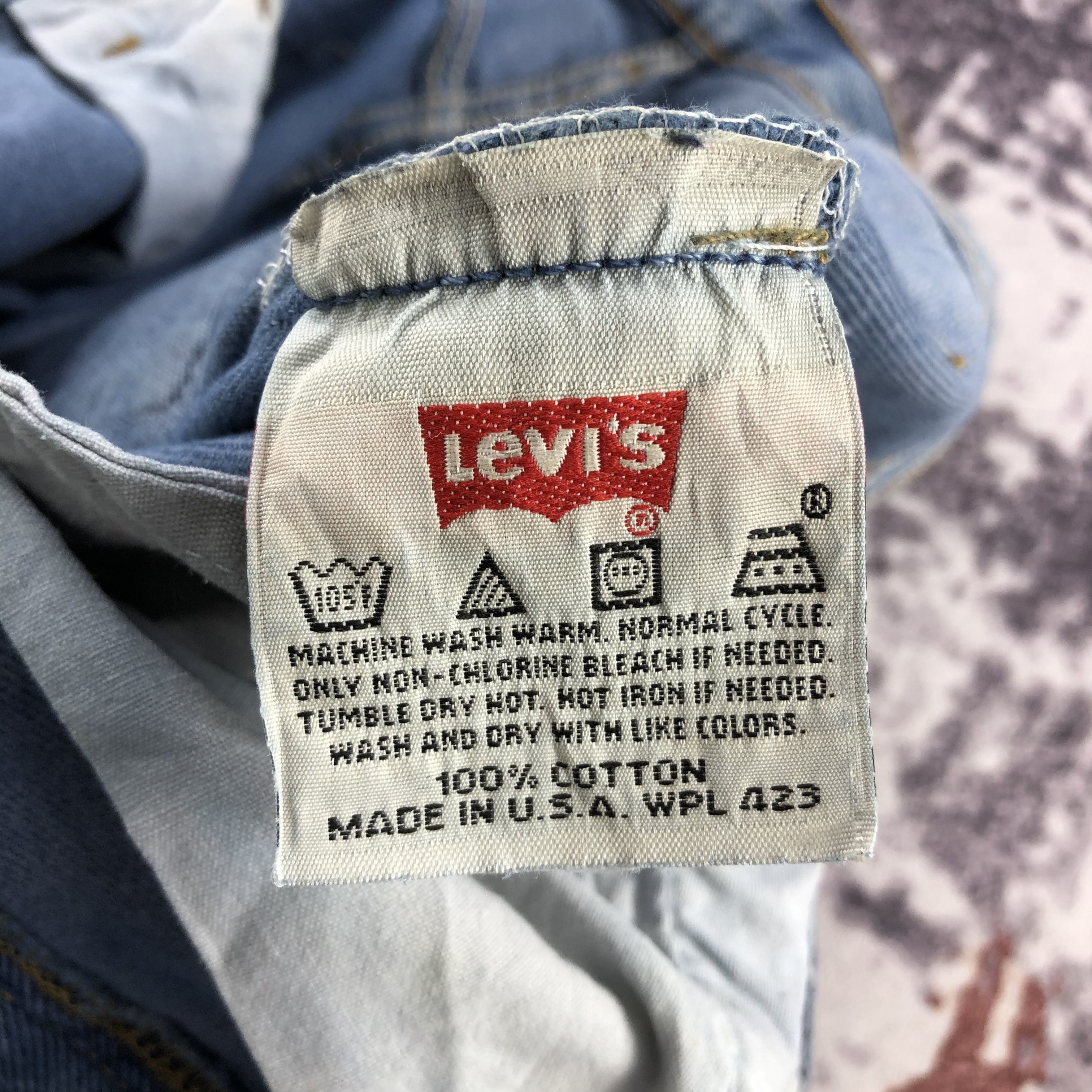 Levi's × Vintage 90s Vintage Blue Wash Levis 501 Jeans-JM2275 Size US 33 - 14 Thumbnail