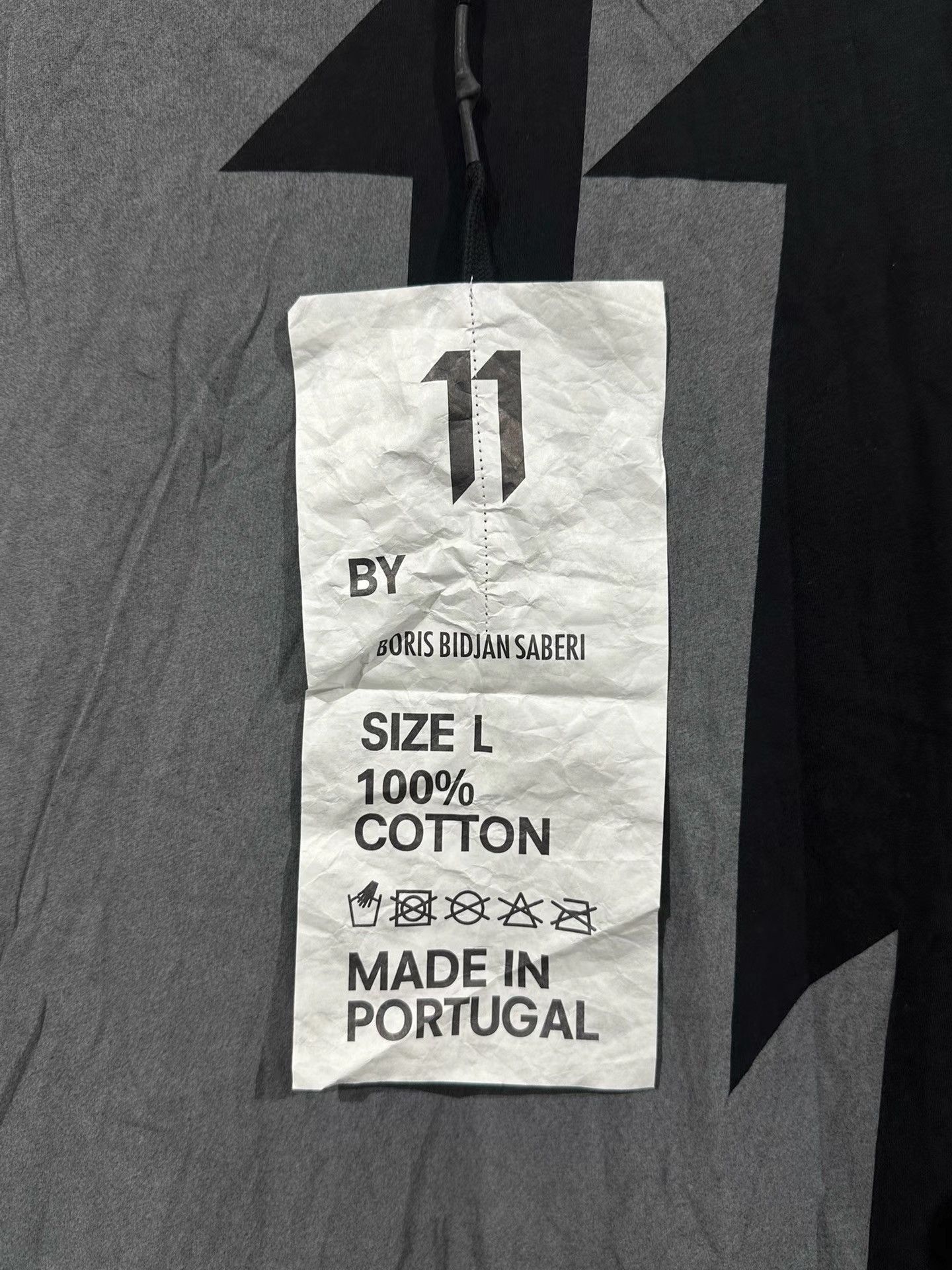 11 By Boris Bidjan Saberi 11by BBS TS2 Sheer Insert Print T-Shirt K35 Size US L / EU 52-54 / 3 - 6 Thumbnail