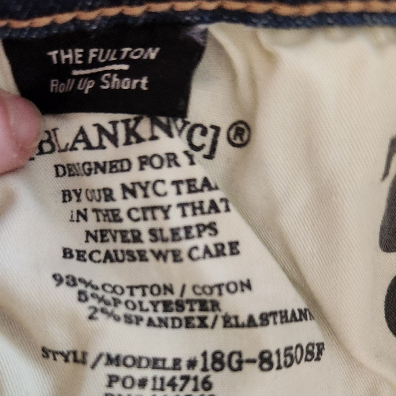 BLANKNYC NWT BlankNYC Fulton Roll Up denim shorts 29 Size 29" - 8 Thumbnail