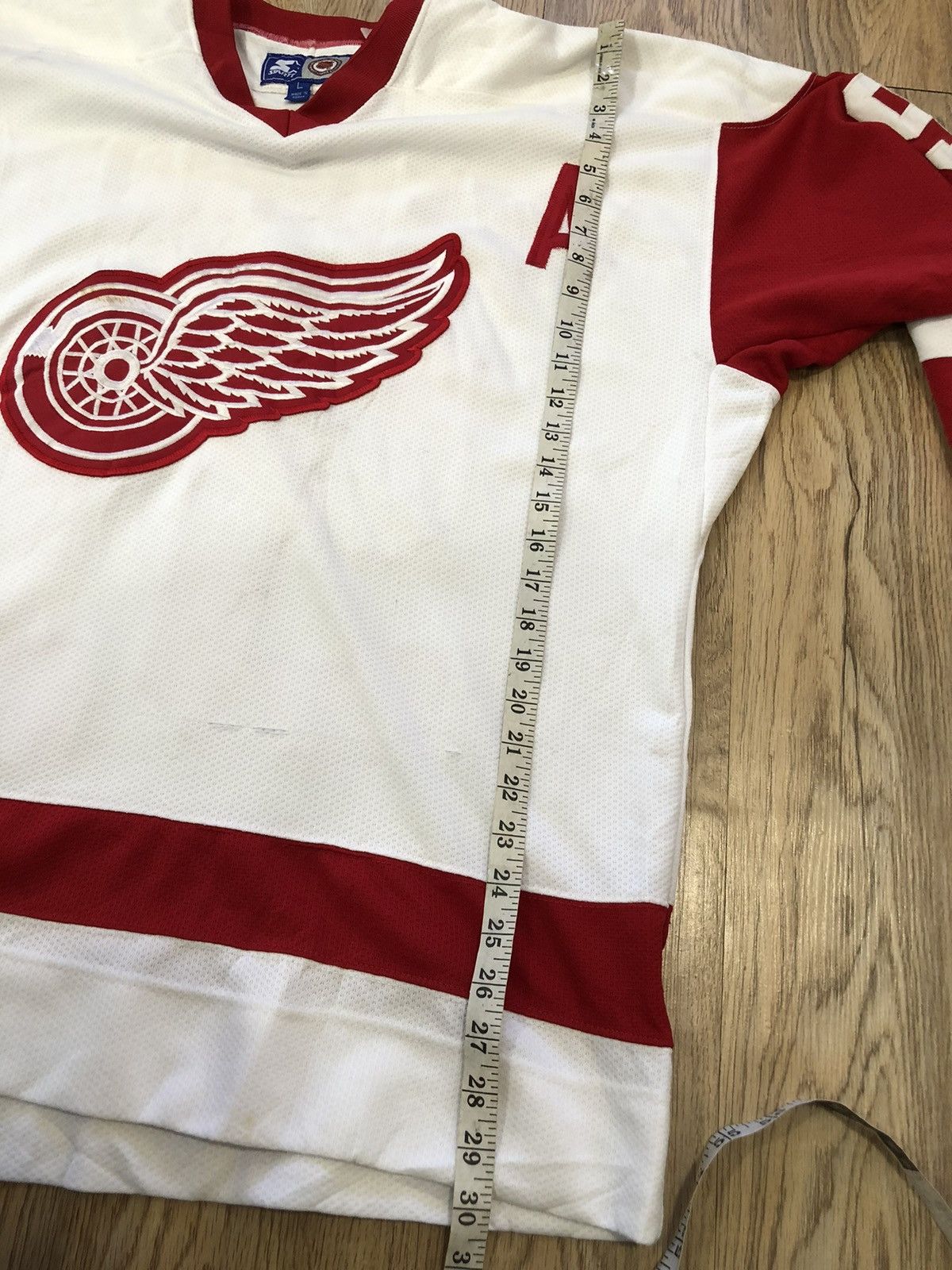 Starter × Vintage Vintage 90’s Starter Detroit Red Wing Tupac Shakur jersey Size US L / EU 52-54 / 3 - 9 Thumbnail