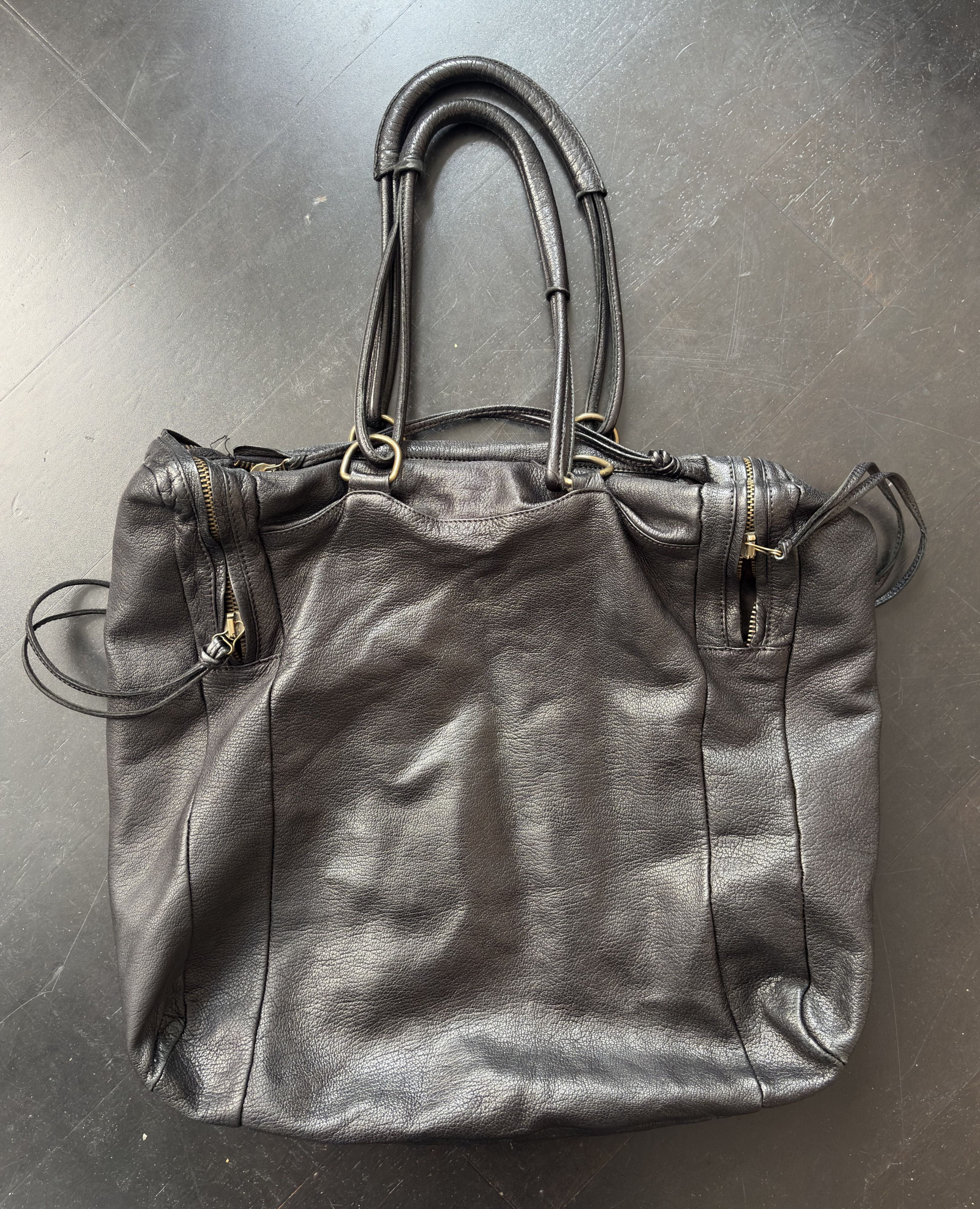 Maison Margiela Maison Margiela Black Leather Shoulder Bag Size ONE SIZE - 2 Thumbnail