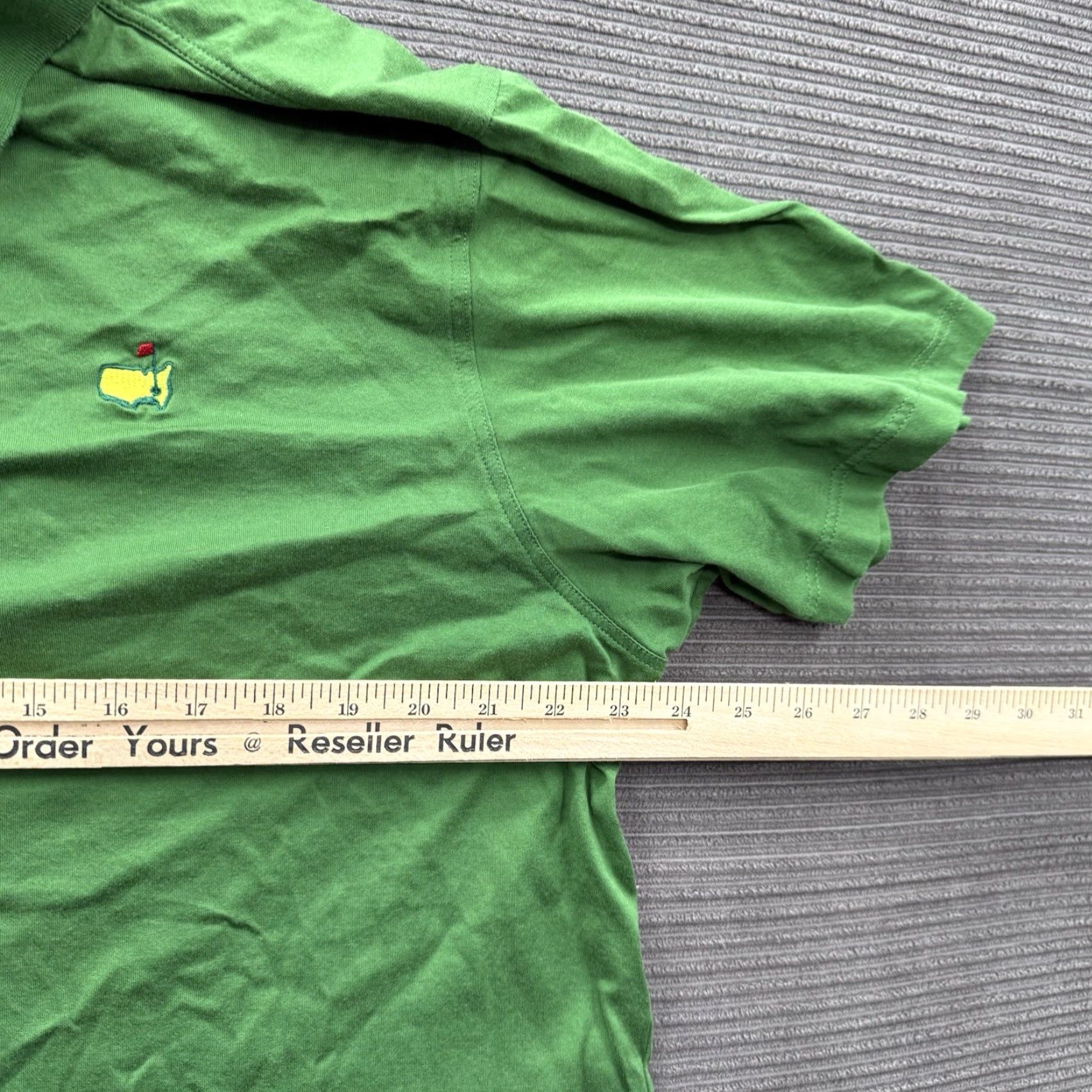 Vintage Clubhouse Collection Masters Polo Shirt Men XL Cotton Green Golfing Preppy Polo Shirt Golf Sports Logo Size US XL / EU 56 / 4 - 5 Thumbnail