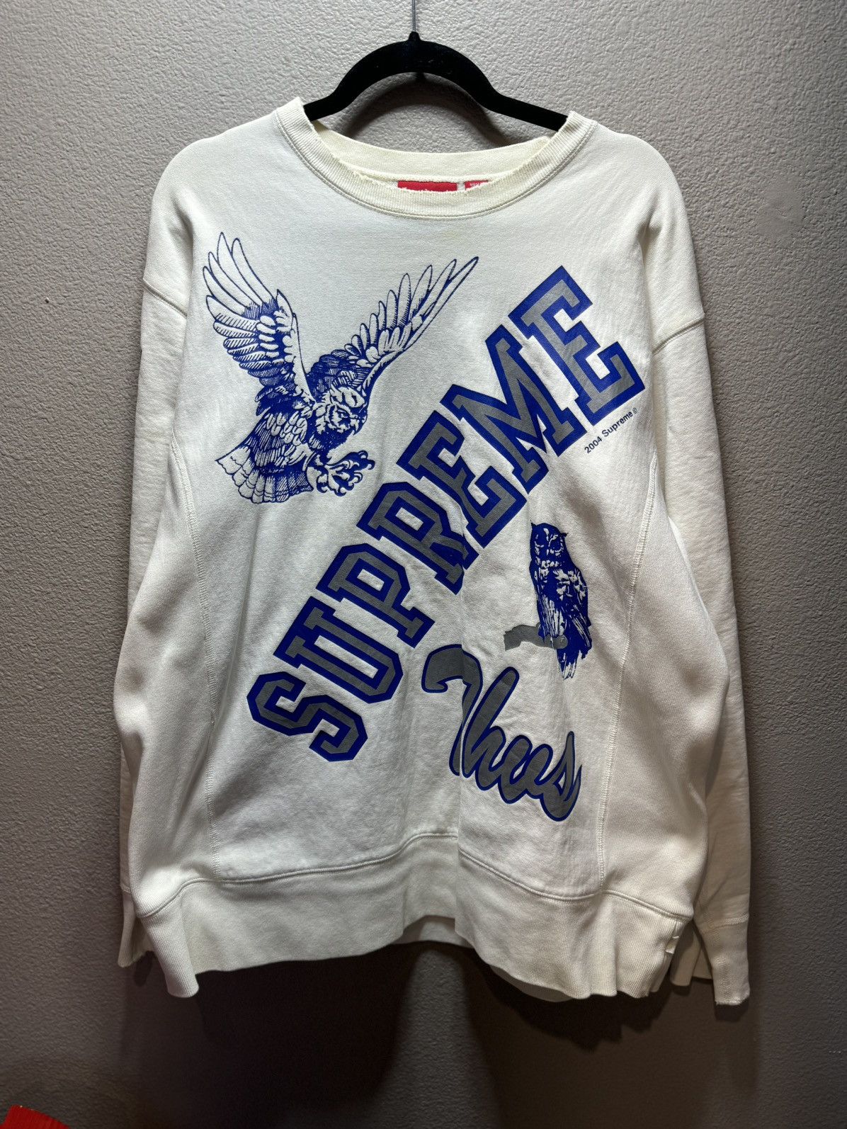 Supreme Rare Vintage 2004 Supreme “thieves” Crewneck Size US XL / EU 56 / 4 - 2 Thumbnail