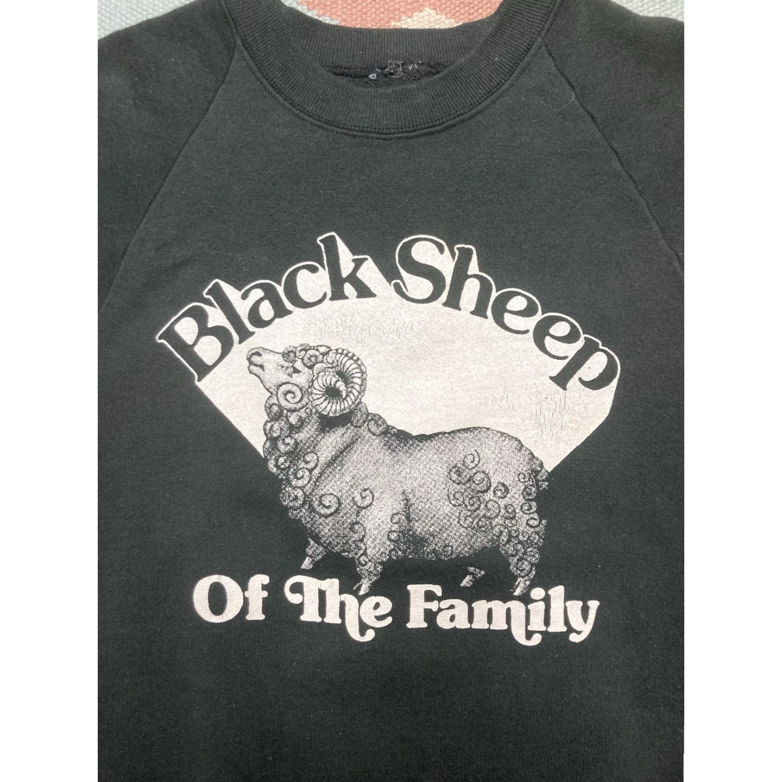 JW Anderson VINTAGE 80s John Anderson black sheep country music sweatshirt Crewneck Sweatshirt Medium Mens Shirt Size US M / EU 48-50 / 2 - 2 Thumbnail