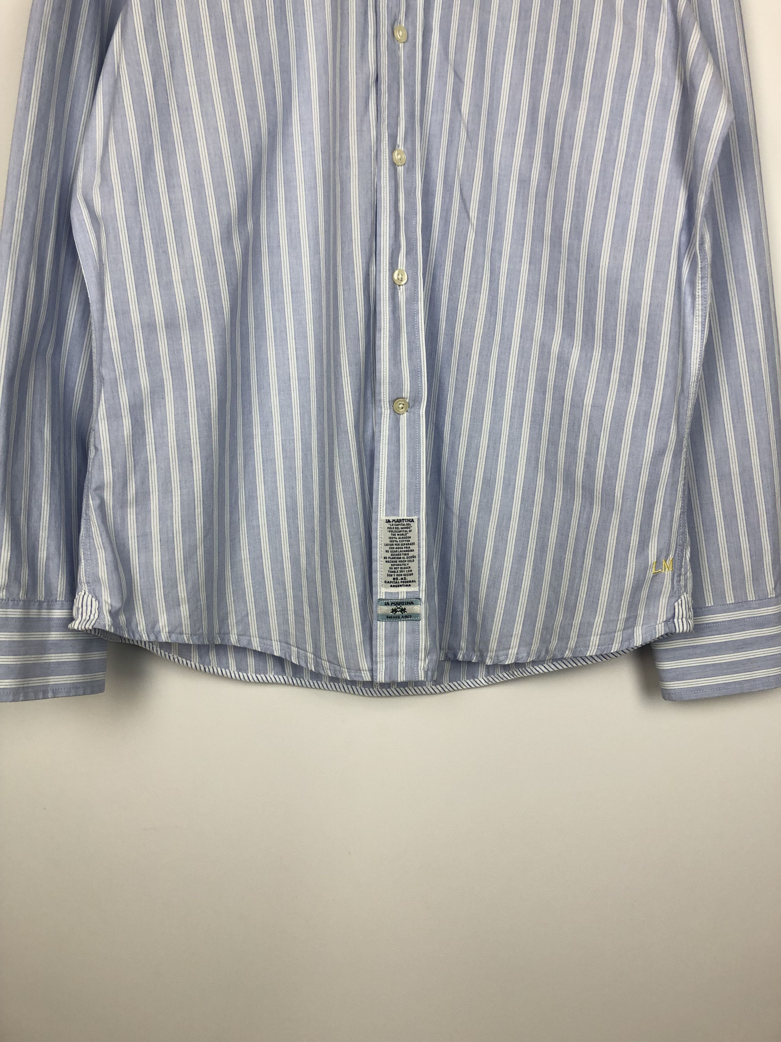La Martina La Martina Striped Shirt Buenos Aires size XL Size US XL / EU 56 / 4 - 3 Thumbnail