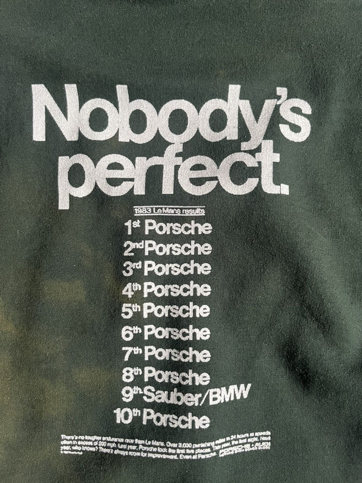 Vintage Porsche racing faded vintage hoodie forest green Size US S / EU 44-46 / 1 - 6 Thumbnail