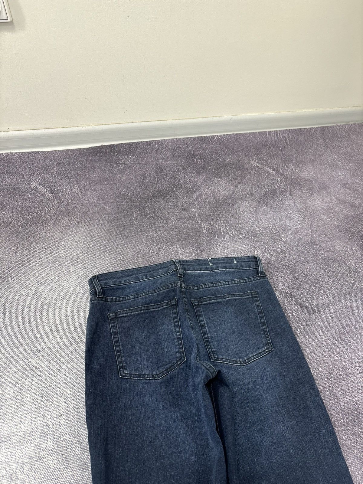 Acne Studios Acne Studios Skin 5 Deep Women’s Navy Blue Slim Denim Jeans Size 27" / US 4 / IT 40 - 12 Thumbnail