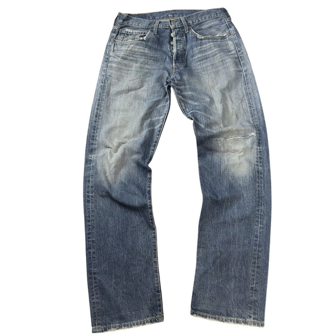 Engineered Garments × Levi's Vintage 2005 Y2K Levis 501 Distressed Denim W31 Size US 31 - 1 Thumbnail