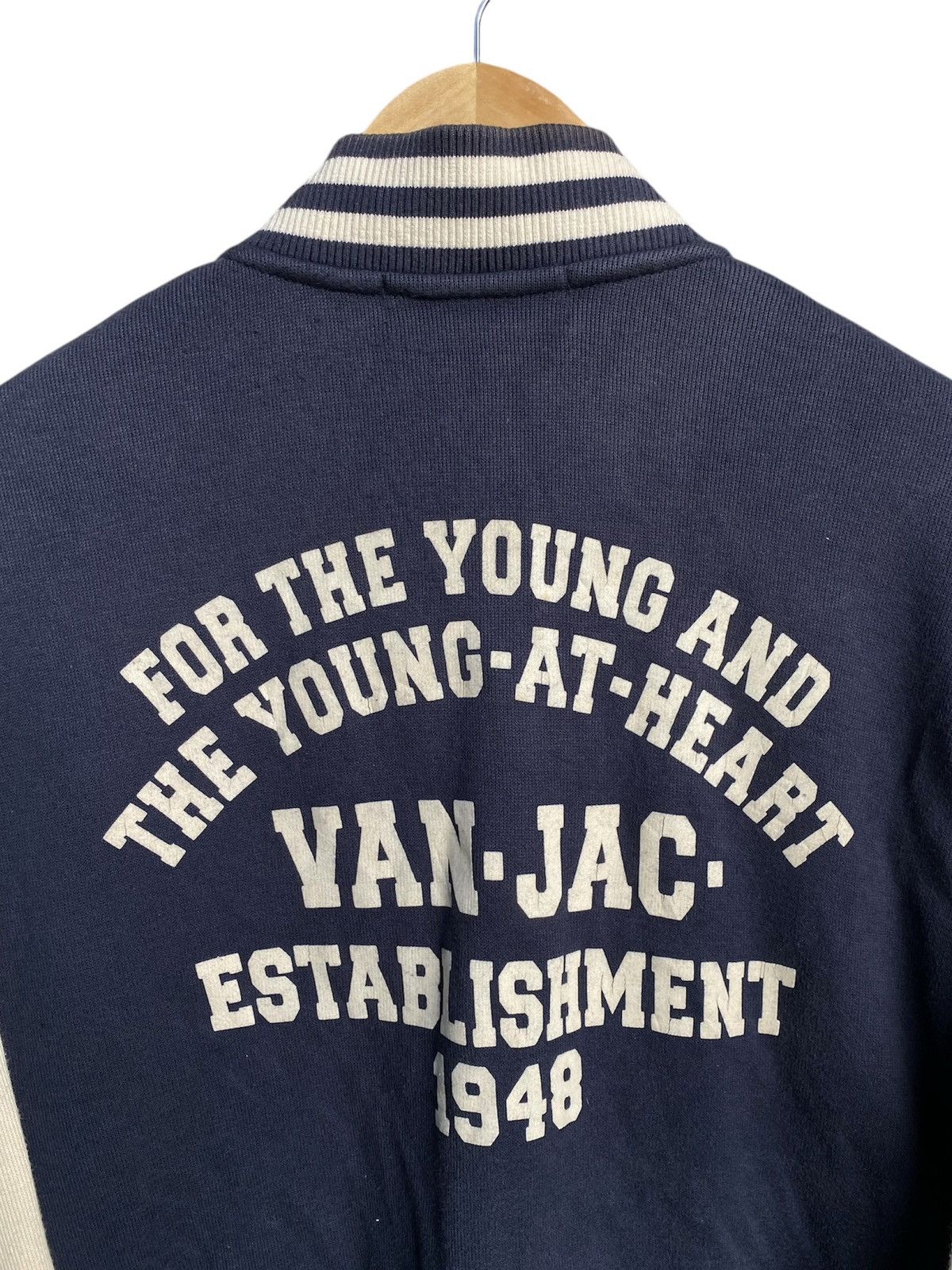 Japanese Brand × Van 🔥🔥 Vintage Van Jac Varsity Jacket Size US L / EU 52-54 / 3 - 5 Thumbnail