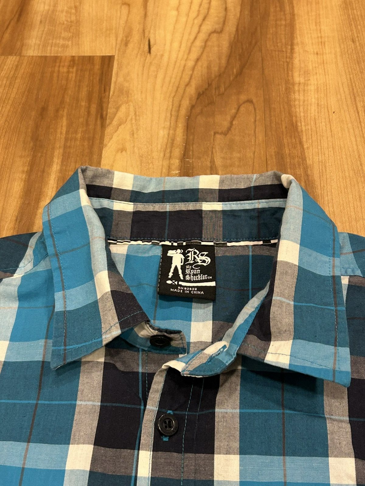 Other Y2K RS By Ryan Sheckler Plaid Button Up Size US XL / EU 56 / 4 - 3 Thumbnail