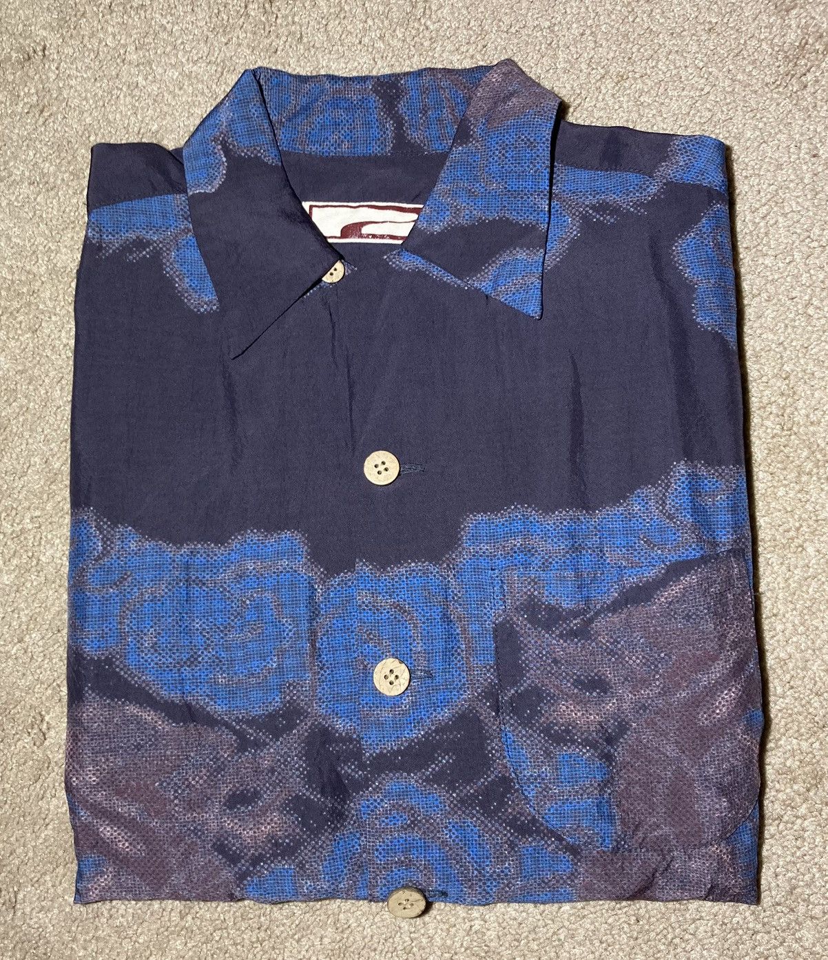 20471120 × Beauty Beast SS99 Beauty:Beast Digi Floral Ink Splot Shirt 1999 90s Size US S / EU 44-46 / 1 - 1 Thumbnail