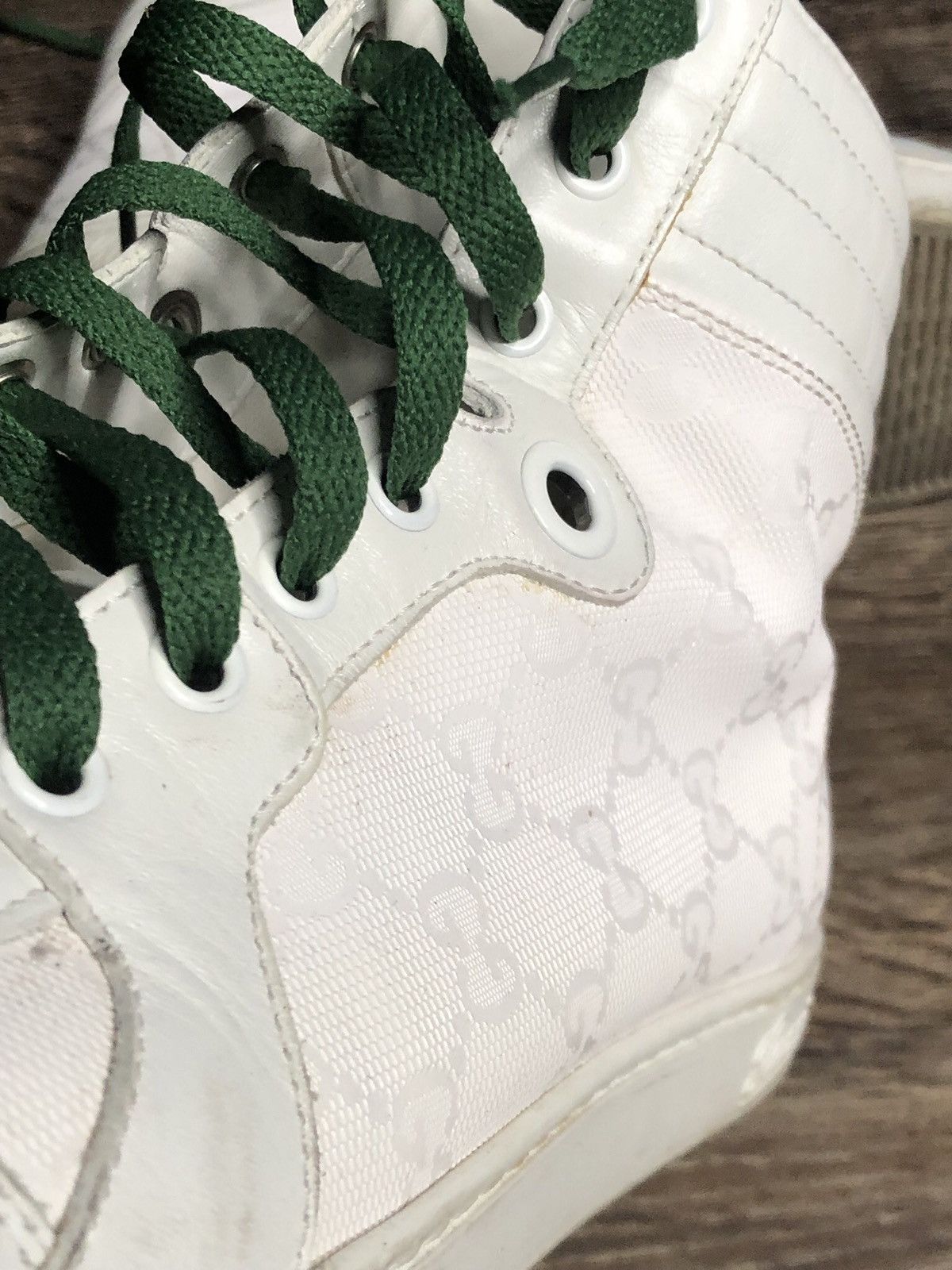 Gucci Gucci High Top in White Size US 10.5 / EU 43-44 - 7 Thumbnail