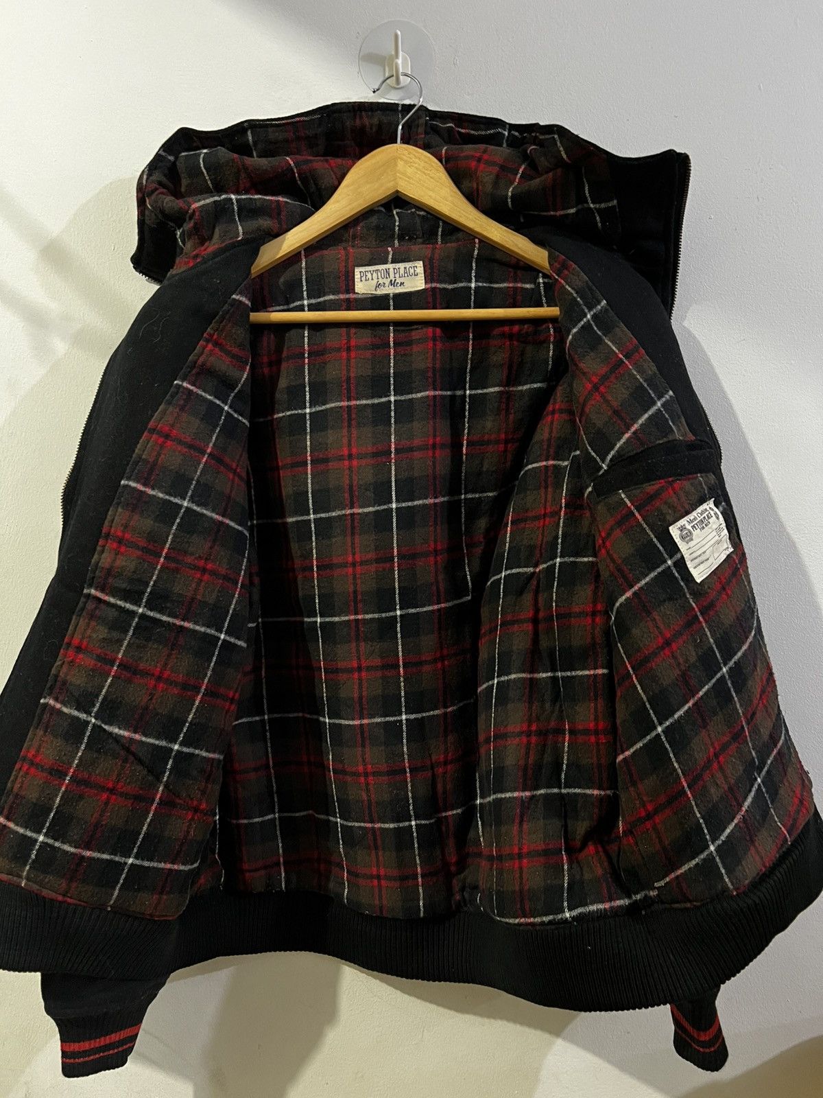 Japanese Brand × PPFM Peyton Place For Men Wool Bomber Jacket Size US L / EU 52-54 / 3 - 4 Thumbnail