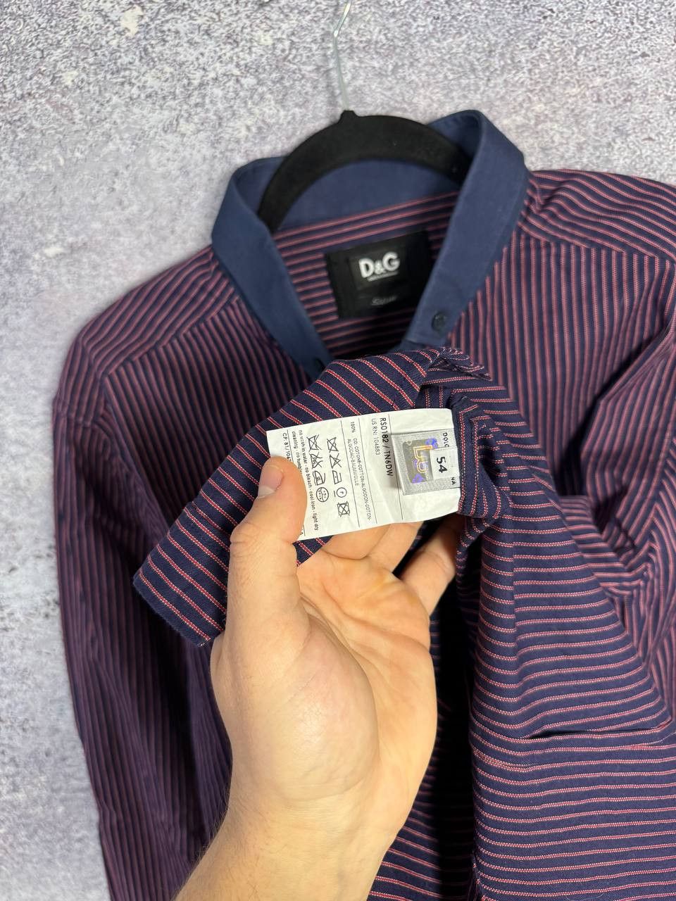 Designer × Dolce & Gabbana × Vintage Vintage Dolce Gabbana Stripped Shirt Button Up Oldmoney Size US L / EU 52-54 / 3 - 11 Thumbnail