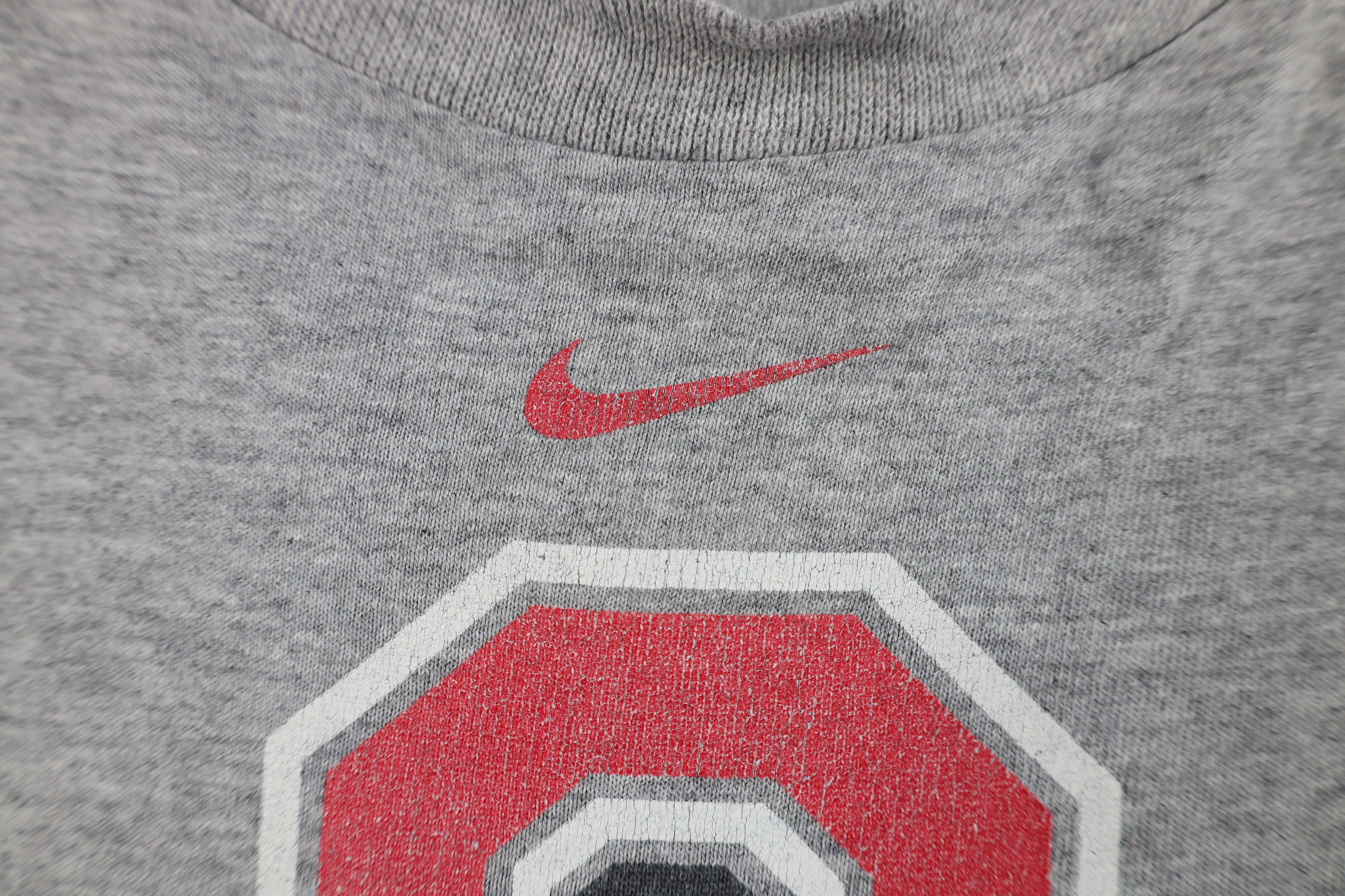 Nike Vintage Nike Center Ohio State University T-Shirt Gray Size US L / EU 52-54 / 3 - 5 Thumbnail