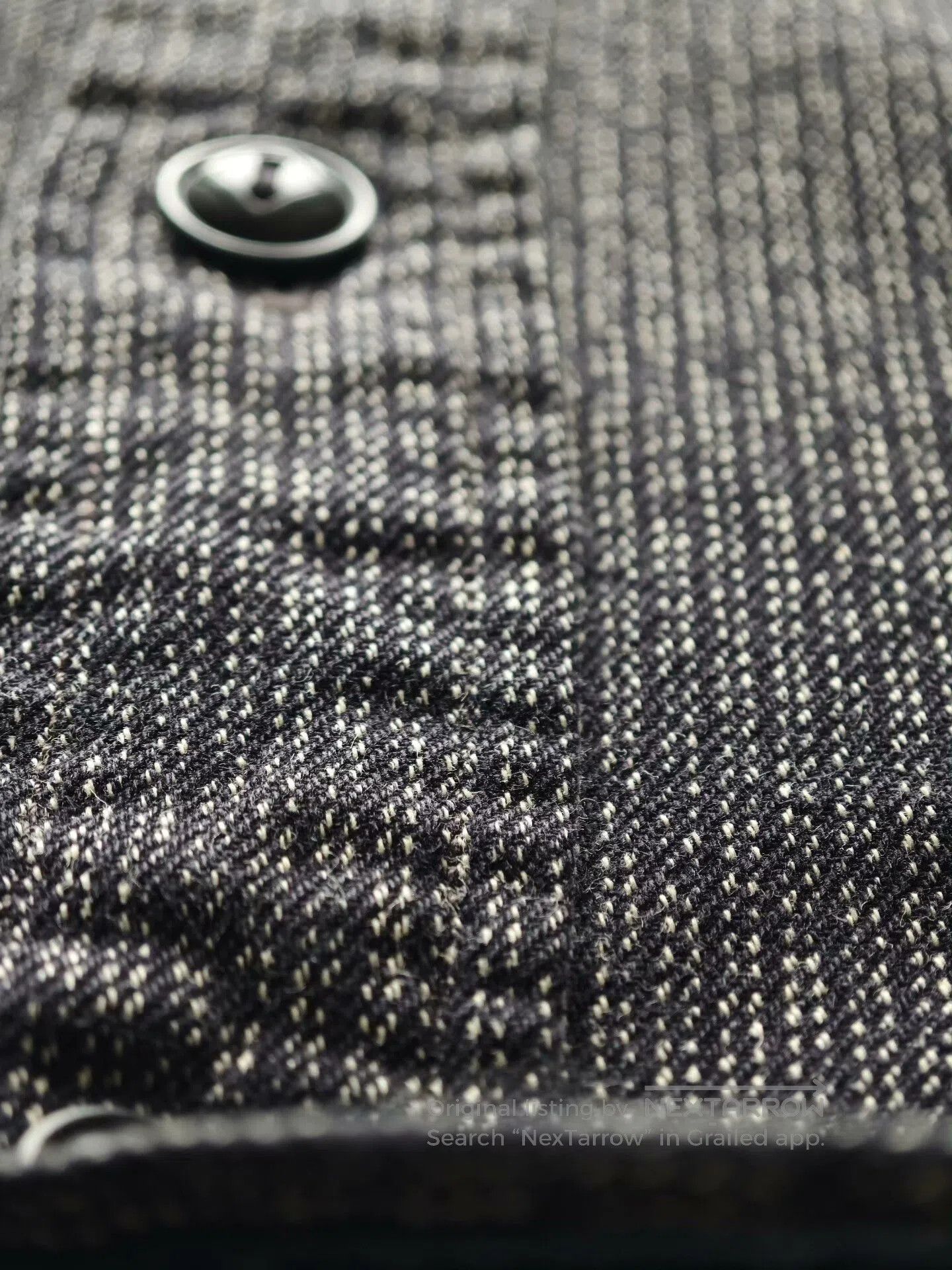 RRL Ralph Lauren RRL Black Stripe Pepper Salt Shirt. Size US S / EU 44-46 / 1 - 4 Thumbnail