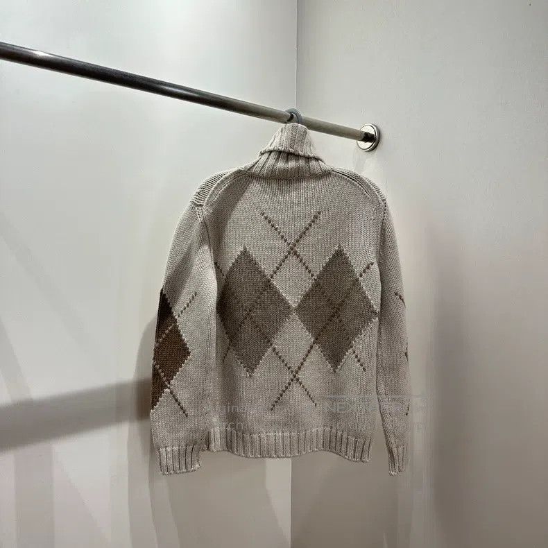 Loro Piana Loro Piana High Neck Cable Knit Cashmere Size XS / US 0-2 / IT 36-38 - 2 Thumbnail