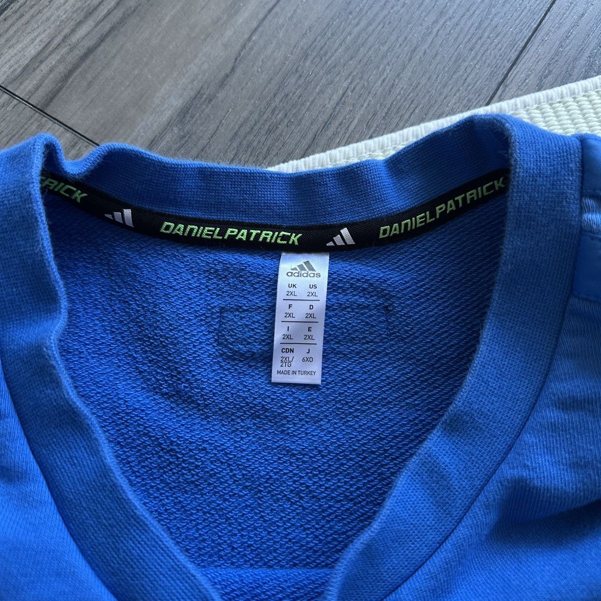 Adidas × Daniel Patrick Adidas Daniel Patrick James Harden Blue Crew Neck Sweatshirt Size US XXL / EU 58 / 5 - 5 Thumbnail