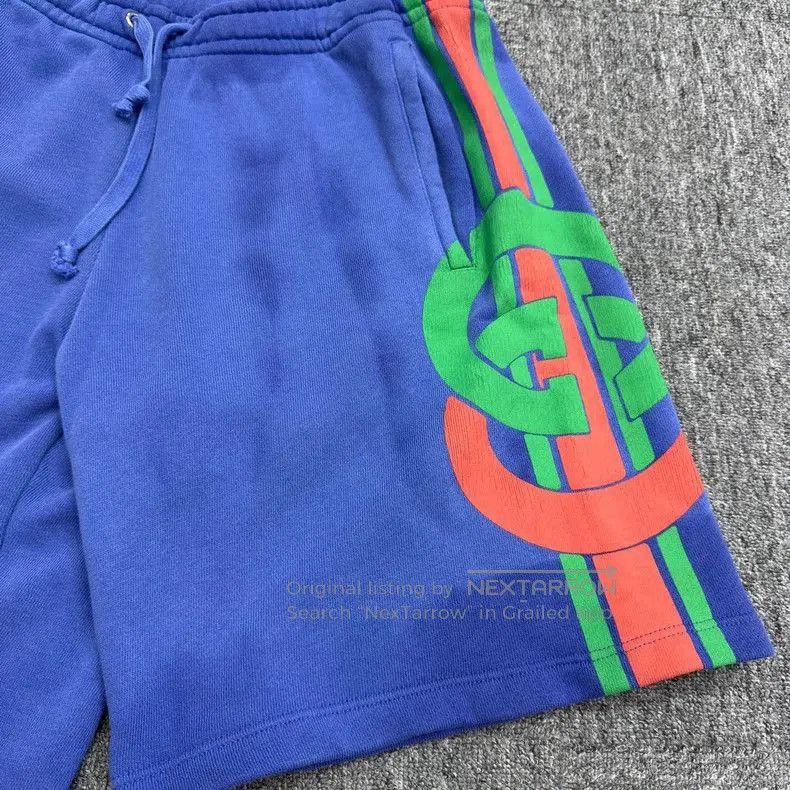 Gucci Gucci Washed Distressed Print Shorts. Size US 30 / EU 46 - 3 Thumbnail