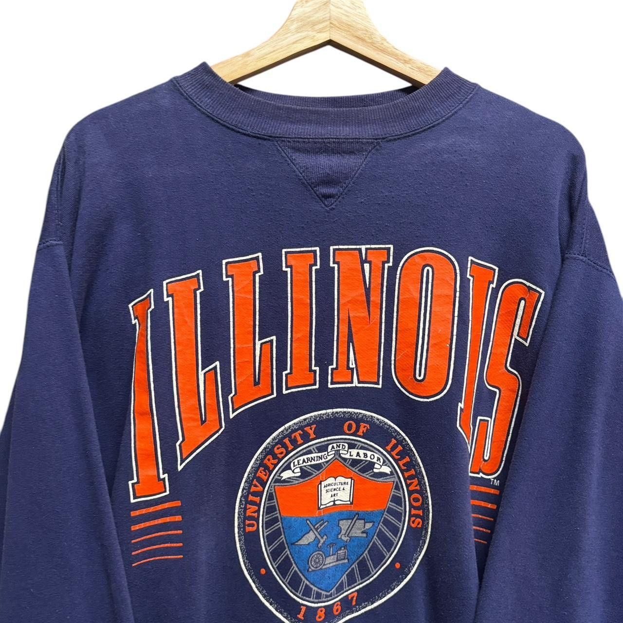 Vintage Vintage Illinois sweater size: L Size US L / EU 52-54 / 3 - 3 Thumbnail
