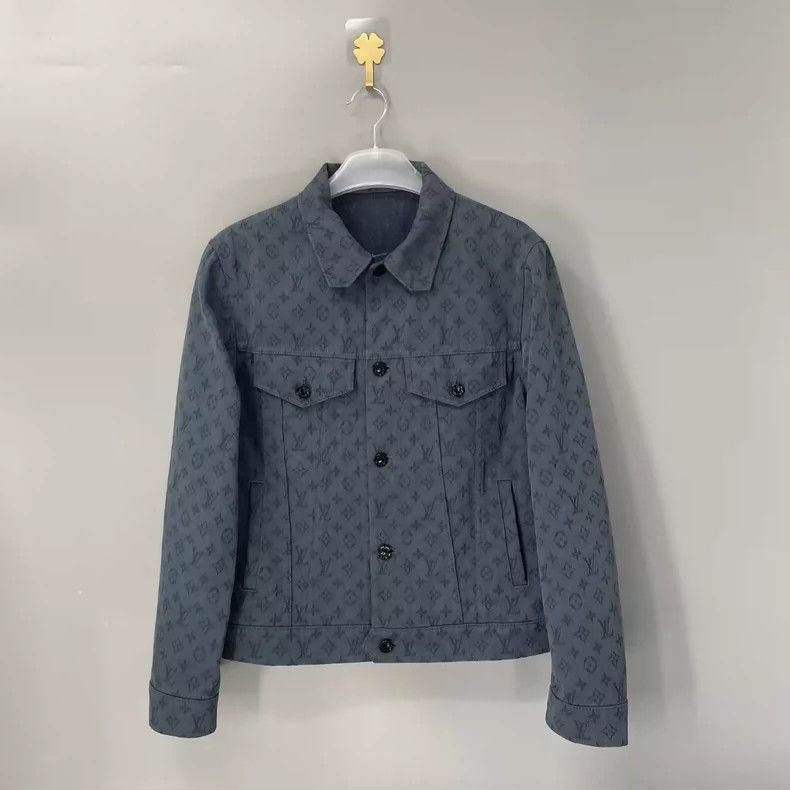 Louis Vuitton louis vuitton Classic denim jacket with Logo jacket 2501-N Size US M / EU 48-50 / 2 - 1 Thumbnail