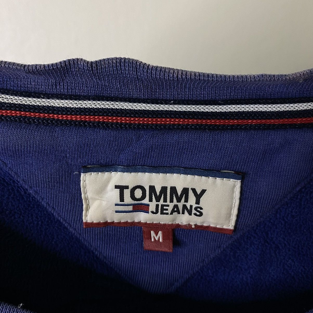 Tommy Jeans × Vintage Vintage Y2K Tommy Jeans Colour Block Sweatshirt Size US M / EU 48-50 / 2 - 4 Thumbnail