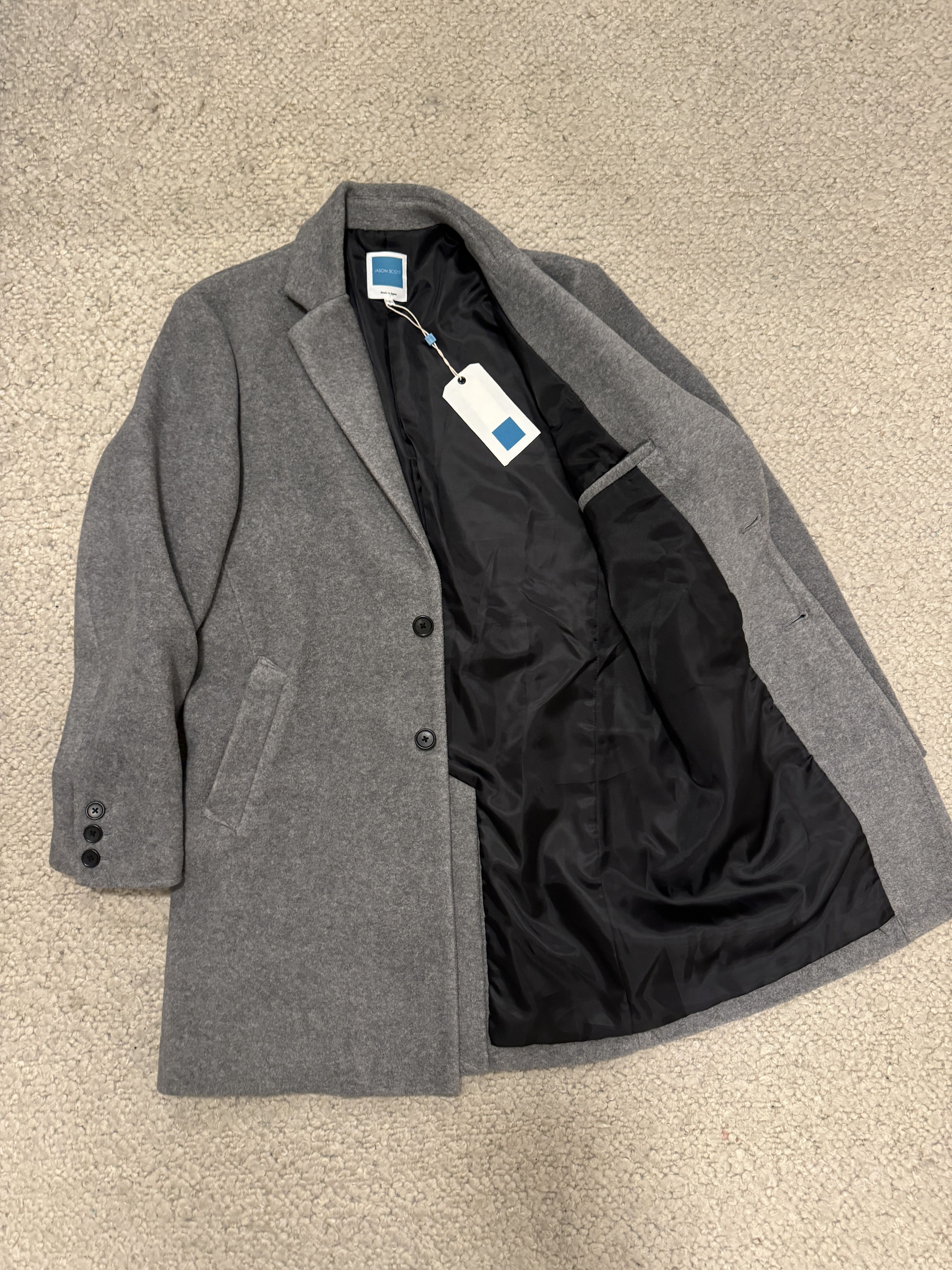 Other Jason Scott Japanese Fleece Single Breasted Coat Size US S / EU 44-46 / 1 - 1 Thumbnail