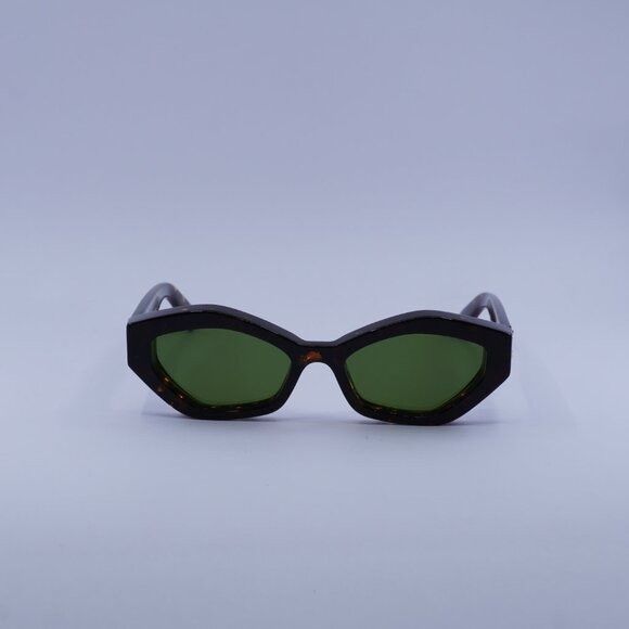 Off-White Off-White OERI144 HILO 6055 Sunglasses Havana Cat Eye Frame Size ONE SIZE - 3 Thumbnail