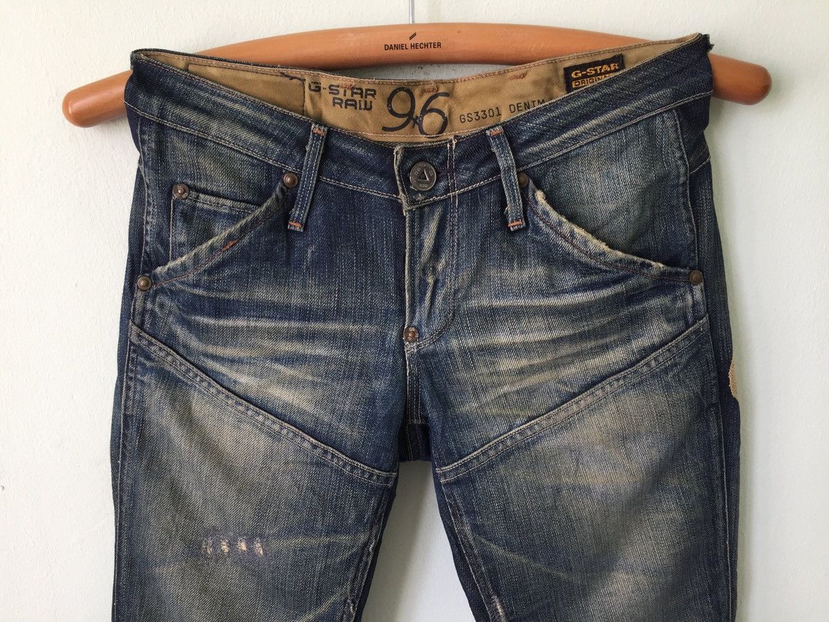 G-Star G Star Raw ELWOOD HERITAGE EMBRO NARROW Denim Slim Leg Size US 28 / EU 44 - 10 Thumbnail