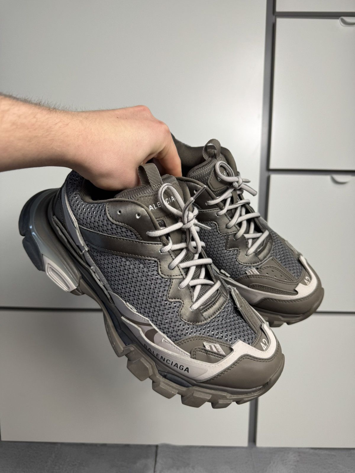 Balenciaga Balenciaga track 3.0 gray Size US 9 / EU 42 - 2 Thumbnail