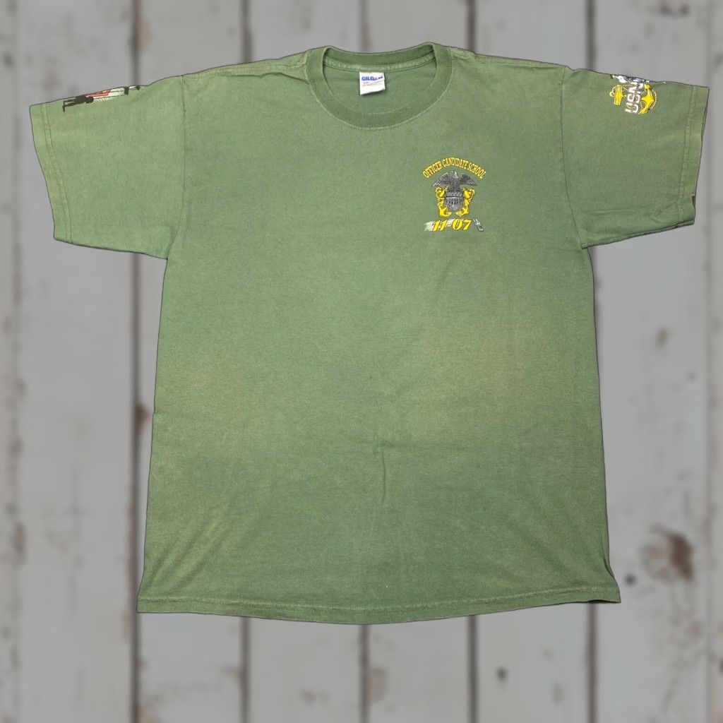 Gildan VINTAGE Officer Candidate School We Have the Watch 11-07 T Shirt L Green USN Size US L / EU 52-54 / 3 - 1 Thumbnail