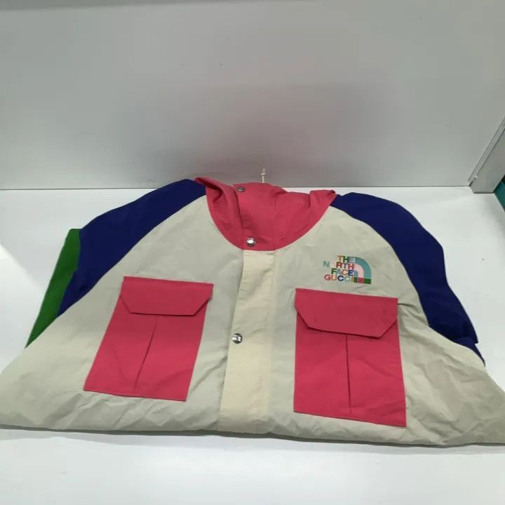 Gucci Gucci Gucci x North Face Colorblock Long Sleeve Coat -2506 Size US XXL / EU 58 / 5 - 6 Thumbnail