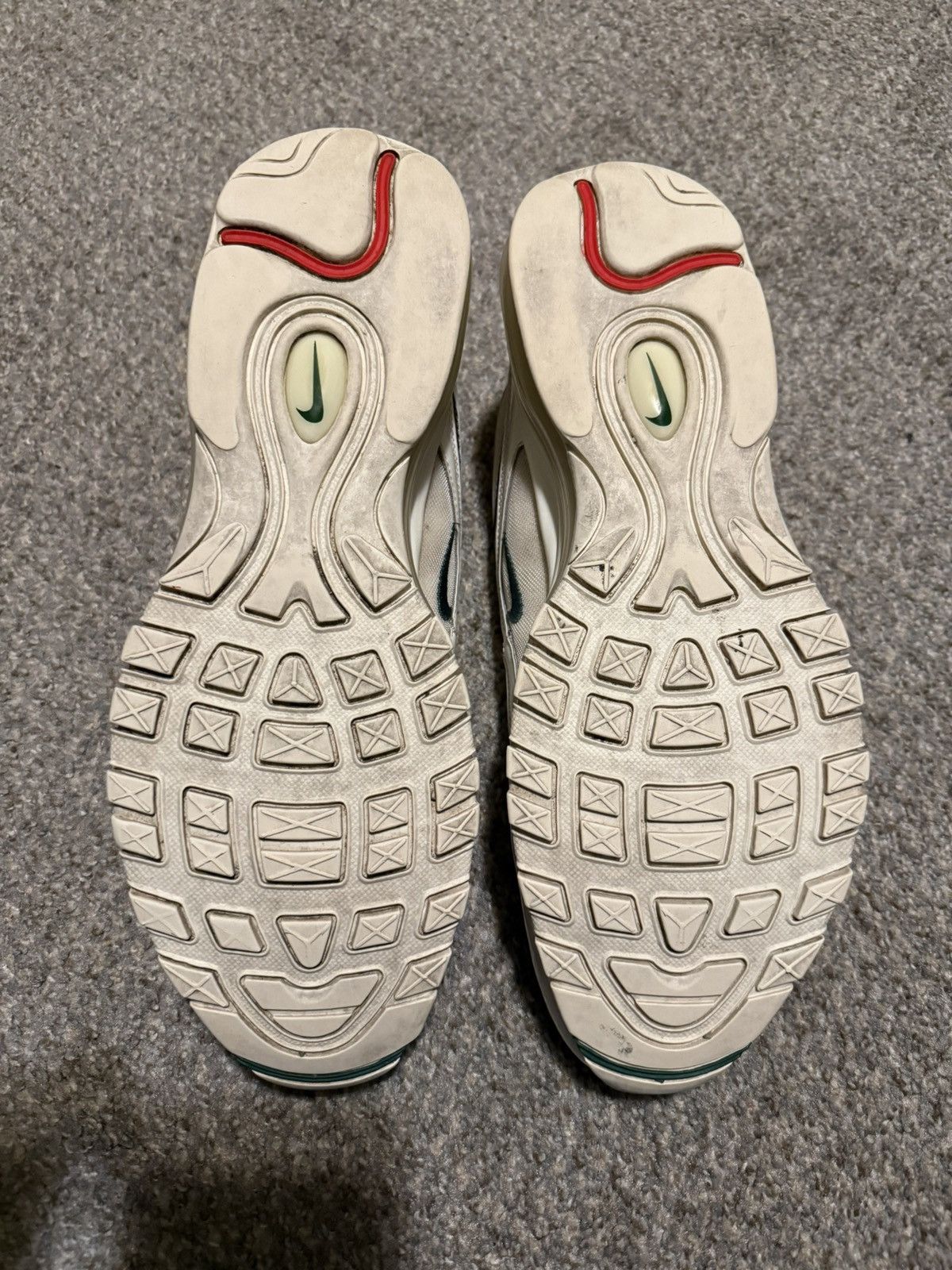 Nike × Undefeated Nike x Undefeated Air Max 97 (White) Size US 13 / EU 46 - 6 Thumbnail