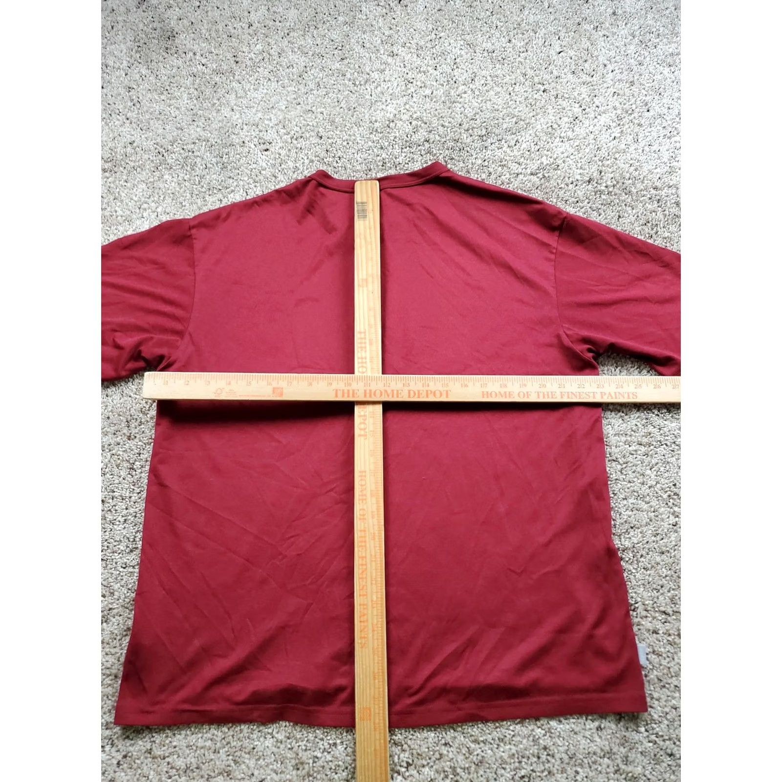 Nike VINTAGE Nike Shirt Mens Large Red Swoosh Short Sleeve T-Shirt Athletic Training Y2K Size US L / EU 52-54 / 3 - 7 Thumbnail